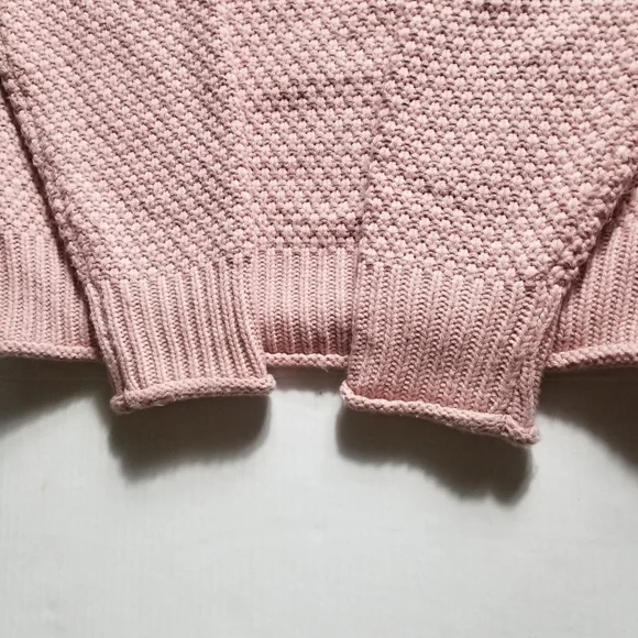 TECREW PINK MOCK SWEATER SIZE MEDIUM - Picture 9 of 10